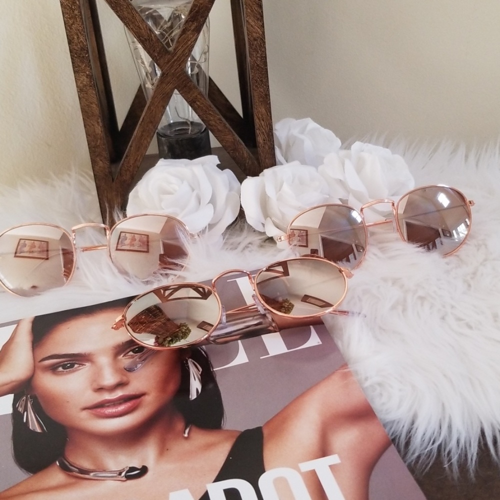 Rose Gold Sunglasses